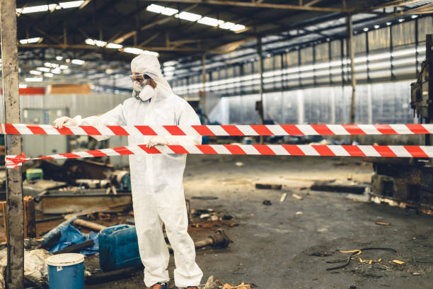 Professional Biohazard technician working in Caledonia, MI